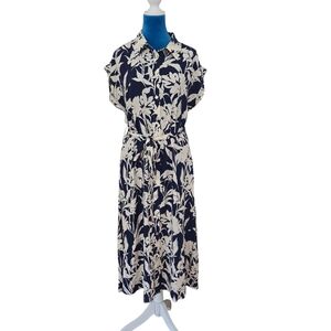 Draper's & Damons Botanical Dress Size M